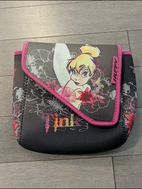 Tinker Bell Pink Floral Neoprene Pouch For Bike Huffy Velcro Punk